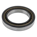 SKF Cylindrical Roller Bearing 100 mm ID, 150 mm OD, 24 mm Width, Steel Rollers, Machined Metal Cage, Flanged NU 1020 ML/C3