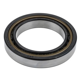 SKF Cylindrical Roller Bearing 100 mm ID, 150 mm OD, 24 mm Width, Steel Rollers, Machined Metal Cage, Flanged NU 1020 ML/C3