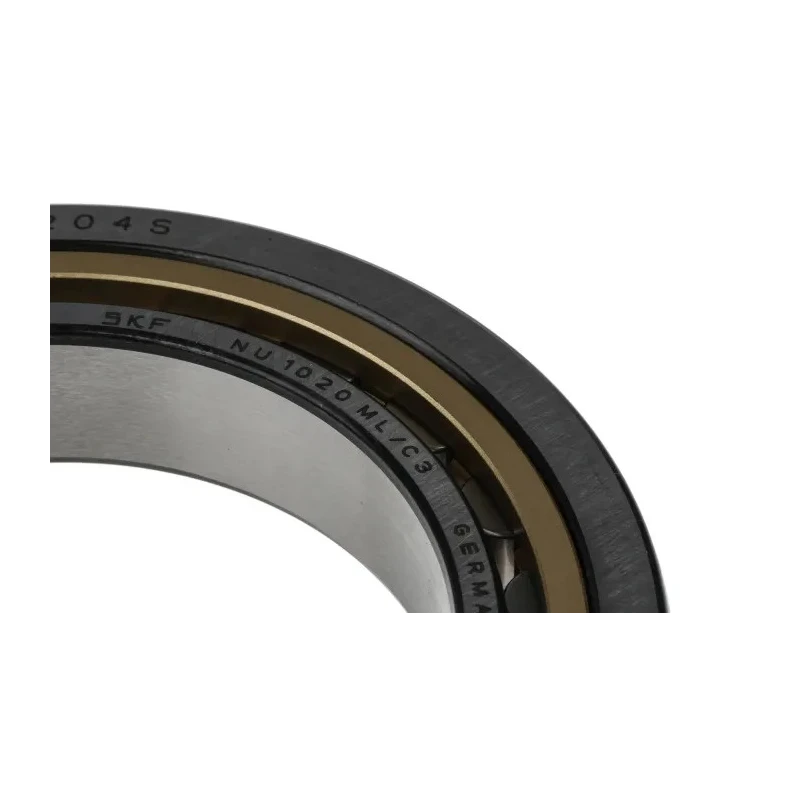 SKF Cylindrical Roller Bearing 100 mm ID, 150 mm OD, 24 mm Width, Steel Rollers, Machined Metal Cage, Flanged NU 1020 ML/C3