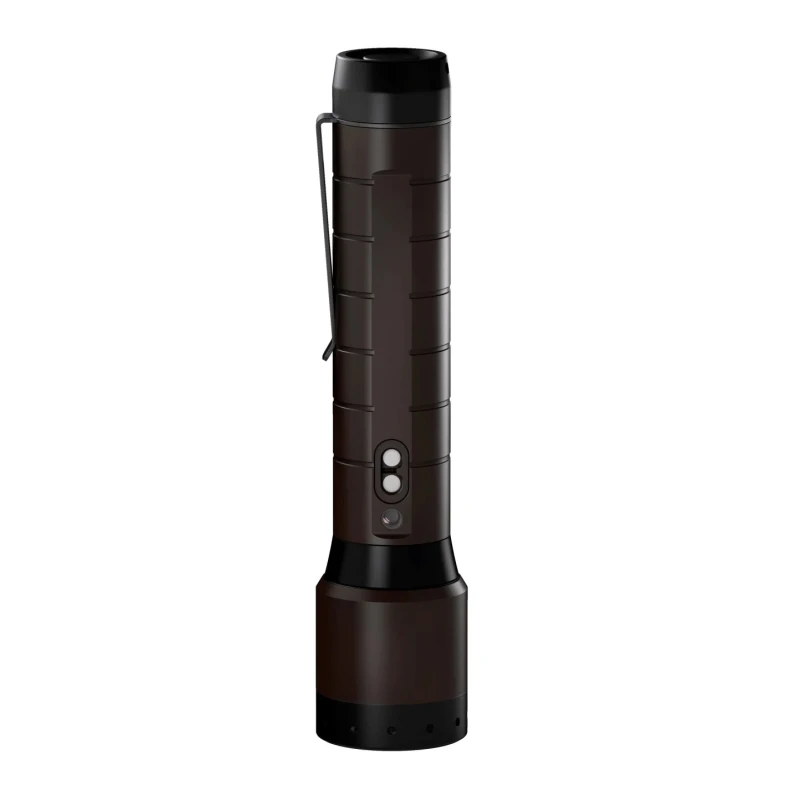 LEDLENSER Black Aluminium Alloy Rechargeable LED Torch 2000 lm 330m Beam Distance P7R SIGNATURE
