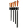 Facom Engineers File Set with Hand Handles, 5 Pieces, Second Cut, Model STG