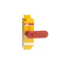 ABB Yellow and Red Rotary Handle 100 mm for OS Series Switch 1SCA022778R6500