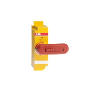 ABB Yellow and Red Rotary Handle 100 mm for OS Series Switch 1SCA022778R6500