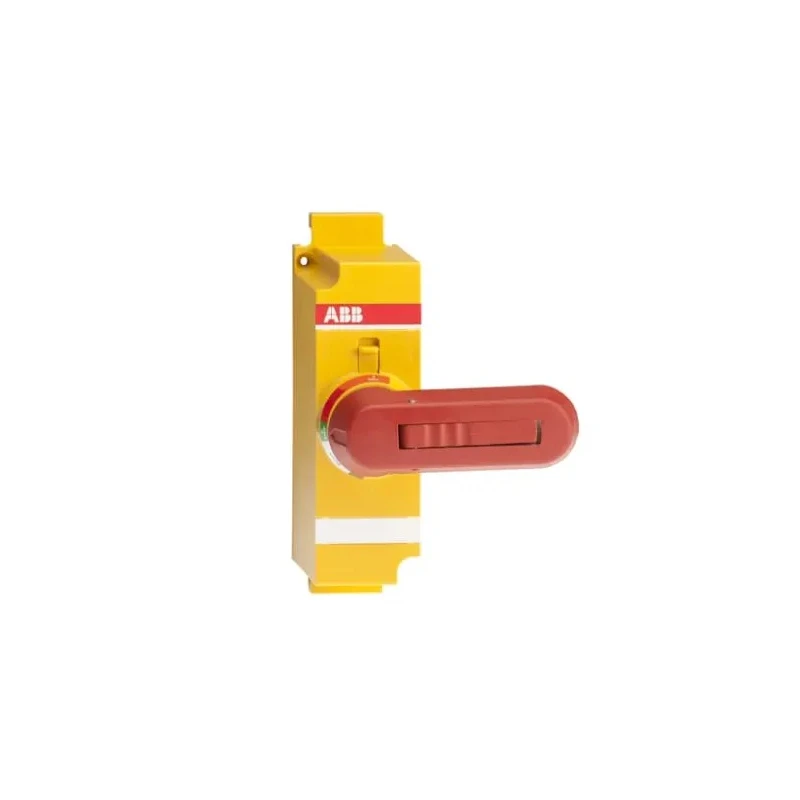 ABB Yellow and Red Rotary Handle 100 mm for OS Series Switch 1SCA022778R6500