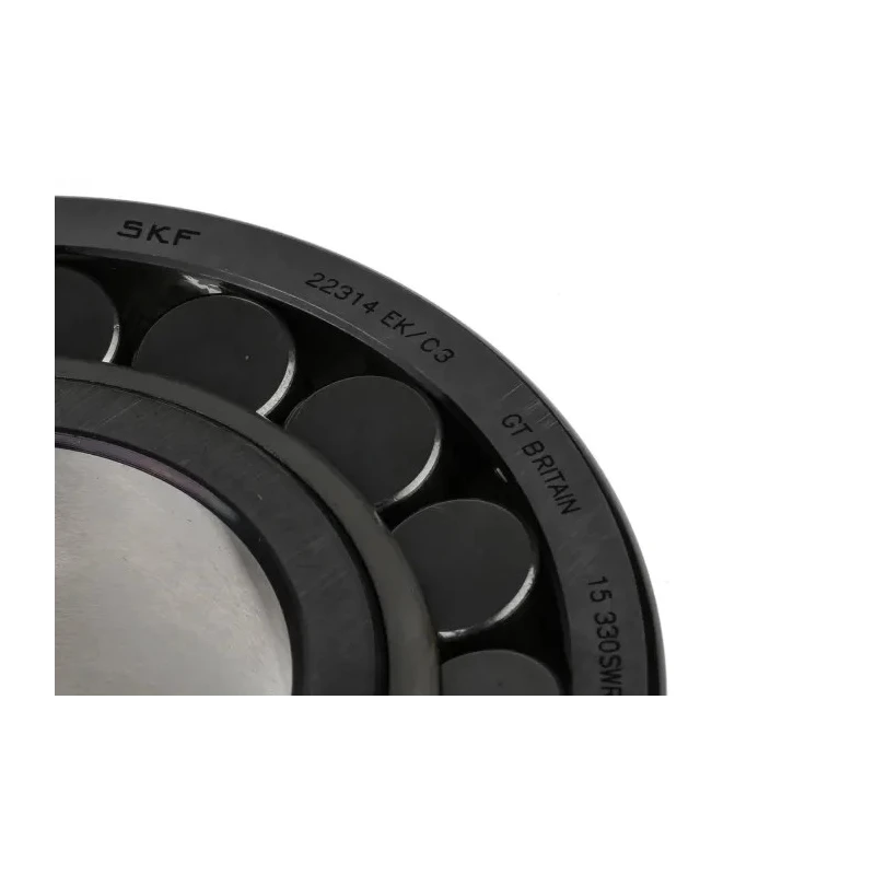 SKF Spherical Roller Bearing 70 mm Inside Diameter 150 mm Outside Diameter Tapered Bore Sheet Metal Cage 22314 EK/C3