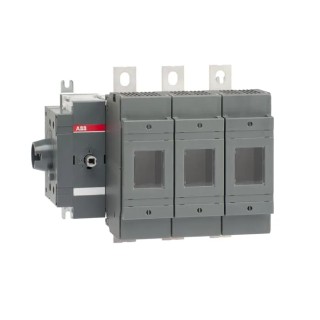 ABB Fuse Switch Disconnector 3-Pole 250 A Lug Terminal Series 1SCA Mechanical Fuse Size 0-1 1SCA022860R3050 OS250DS03