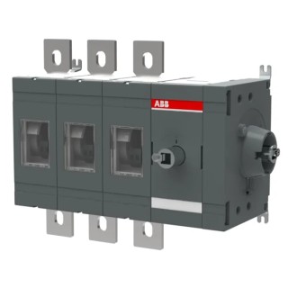 ABB 3-Pole Surface Mount Switch Disconnector IP00, 0A, Black Handle, Series OT, 316mm Width, 130mm Length, 130mm Depth 