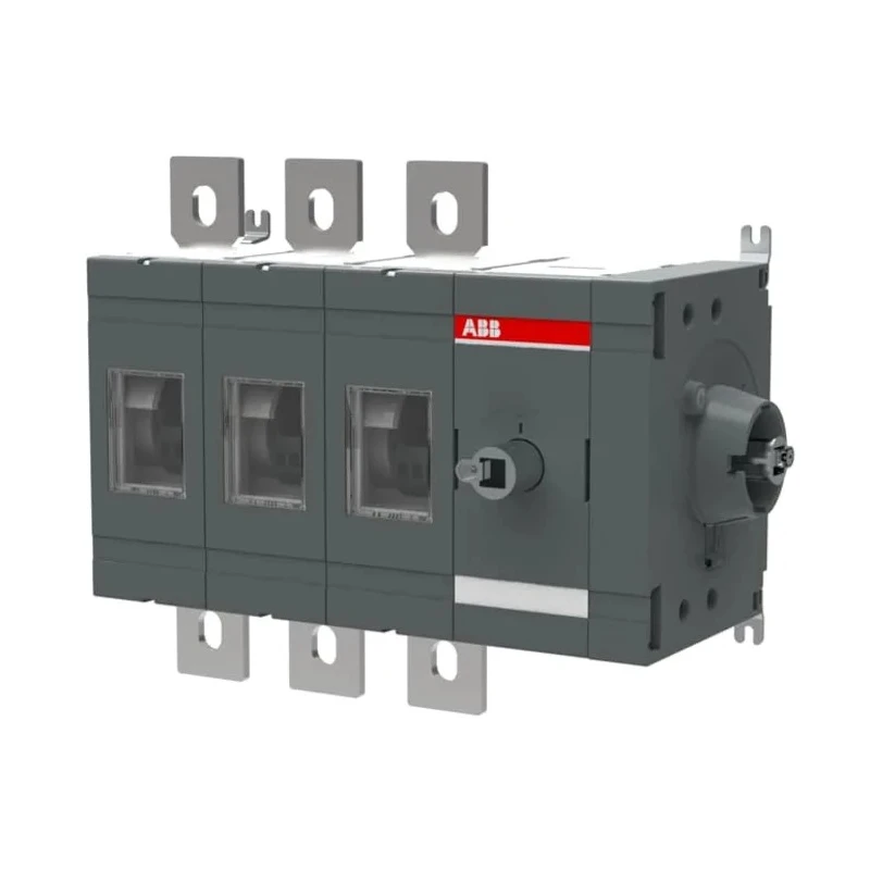 ABB 3-Pole Surface Mount Switch Disconnector IP00, 0A, Black Handle, Series OT, 316mm Width, 130mm Length, 130mm Depth 