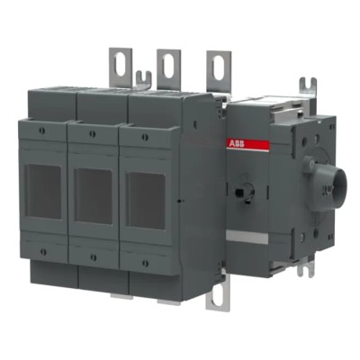 ABB Fuse Switch Disconnector 3-Pole 200 A Enclosed, Switching Voltage 690V AC, Switching Power 200 1SCA022871R1370 OS200DS30