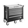 Facom 7 Drawer Wheeled Roller Cabinet, Tool Chest with Centralized Key Lock and 6 High Performance 160 mm Wheels JET.7NM5APF