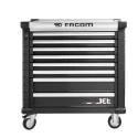 Facom 8 Drawer Wheeled Roller Cabinet Black Tool Chest 1m x 575mm x 1m JET.8NM4APF