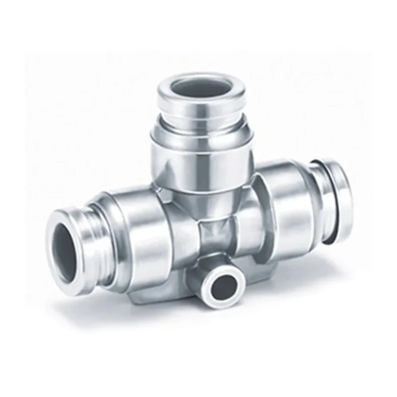 SMC Pneumatic Fitting Push In 10 mm Connection Size Male Stainless Steel Union Elbow KQG2