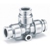 SMC Pneumatic Fitting Push In 10 mm Connection Size Male Stainless Steel Union Elbow KQG2