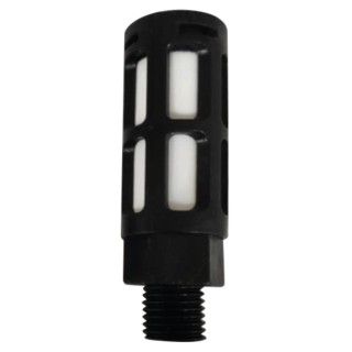 RS PRO Plastic Muffler 100 psi Threaded 1/2 in BSPP Connection Brass Pneumatic Silencer 235-1219