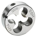 Facom Threading Die M6, 25.4 mm Outside Diameter, 9 mm Thickness Chrome Vanadium Steel 221.6X100