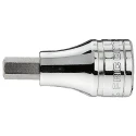 Facom 3/8 in Drive 10 mm Bit Square Socket, Bright Chrome with Phosphate Finish, 47.5mm Length JT.10