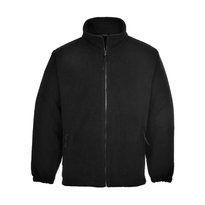 Portwest Fleece Jacket Unisex Polyester 2-Pocket Yellow White Green Black XL F205BKRXL