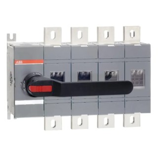 ABB 4-Pole Screw Mount Switch Disconnector, IP00, IP65, 1250A, 1200kW OT1250E04P 1SCA022860R6310 1SCA022860R6310 OT1250E04P