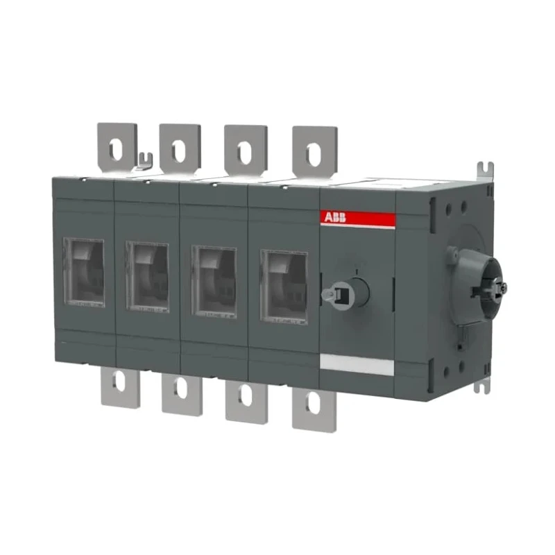 ABB 4-Pole Screw Mount Switch Disconnector 1000V Rated Operational Voltage IP00 OT Series 