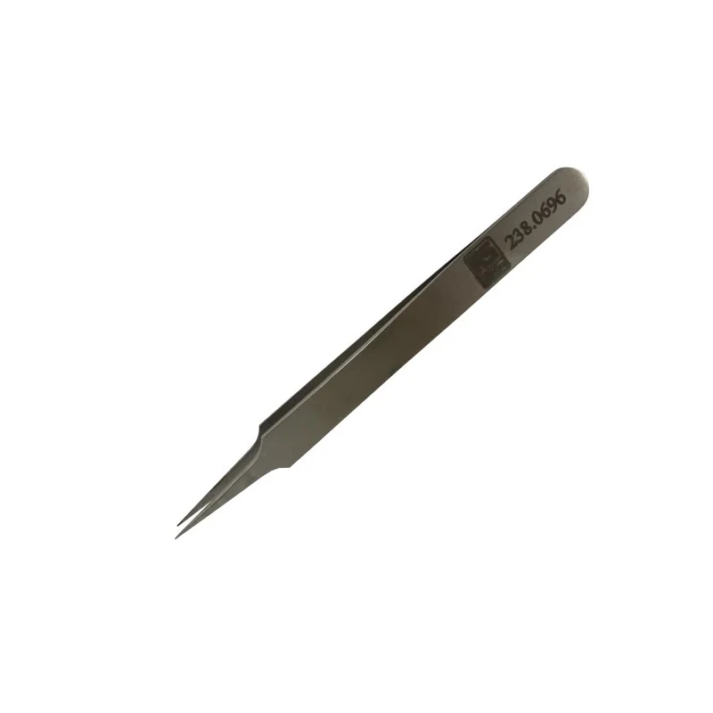 RS PRO 110mm Low Carbon Austenitic Steel Sharp Tweezer 238-0696