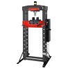 Facom 20 Tonnes Hydraulic Machine Press with Double Pump, Foot and Hand Control, Eye-Level Pressure Gauge W.420PF