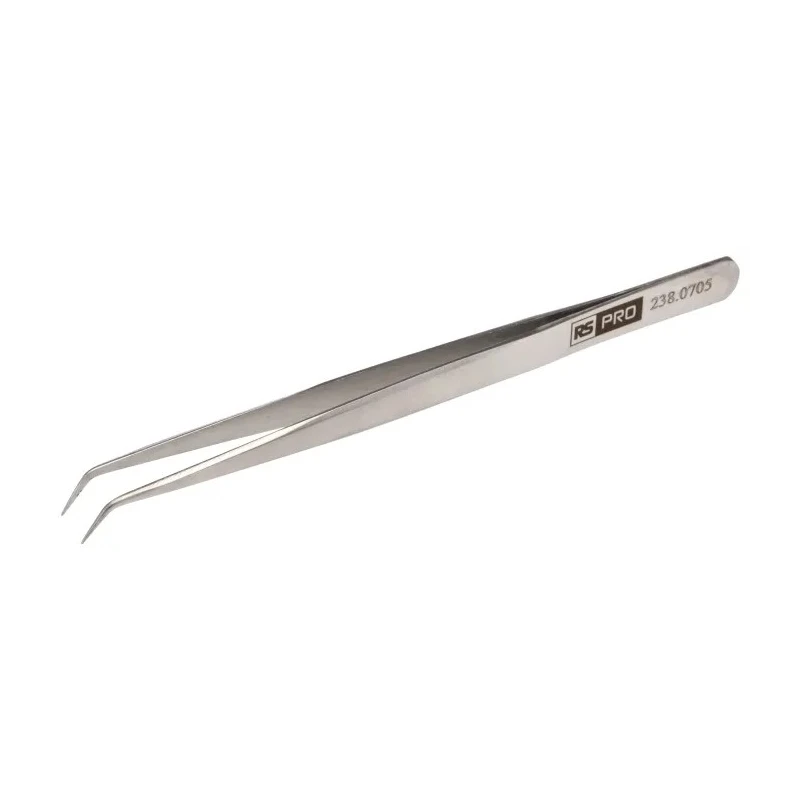 RS PRO 135mm Low Carbon Austenitic Steel Fine Tweezer 238-0705