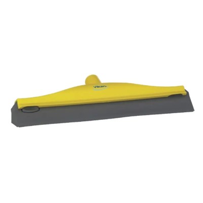 Vikan Yellow Squeegee for Floors 80 mm x 130 mm x 400 mm Polypropylene Thermoplastic Elastomer 77166