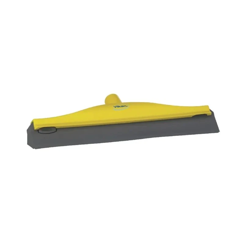 Vikan Yellow Squeegee for Floors 80 mm x 130 mm x 400 mm Polypropylene Thermoplastic Elastomer 77166