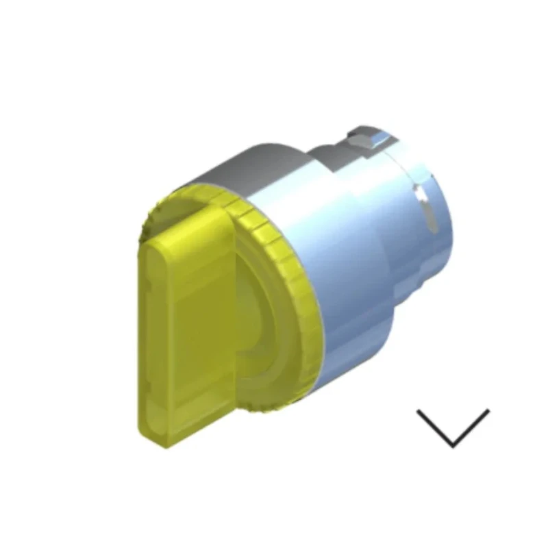 RS PRO 2 Position Illuminated Selector Switch Head, 22.5 mm Cutout, Yellow Handle, IP65 238-3912