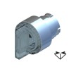 RS PRO 3 Position Illuminated Selector Switch Head 22.5 mm Cutout Transparent Handle IP65 238-3917