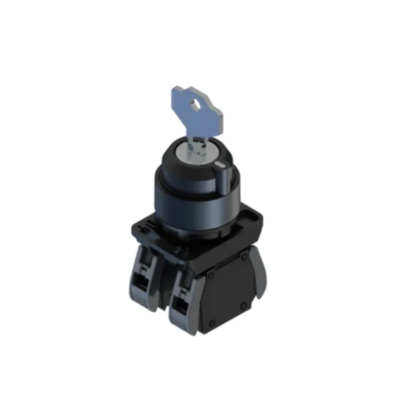 RS PRO Key Selector Switch 1 NO/1 NC, 22.5 mm Cutout Diameter, 2 Positions, Maintained, Screw Terminal, IP65 IP20 238-3964