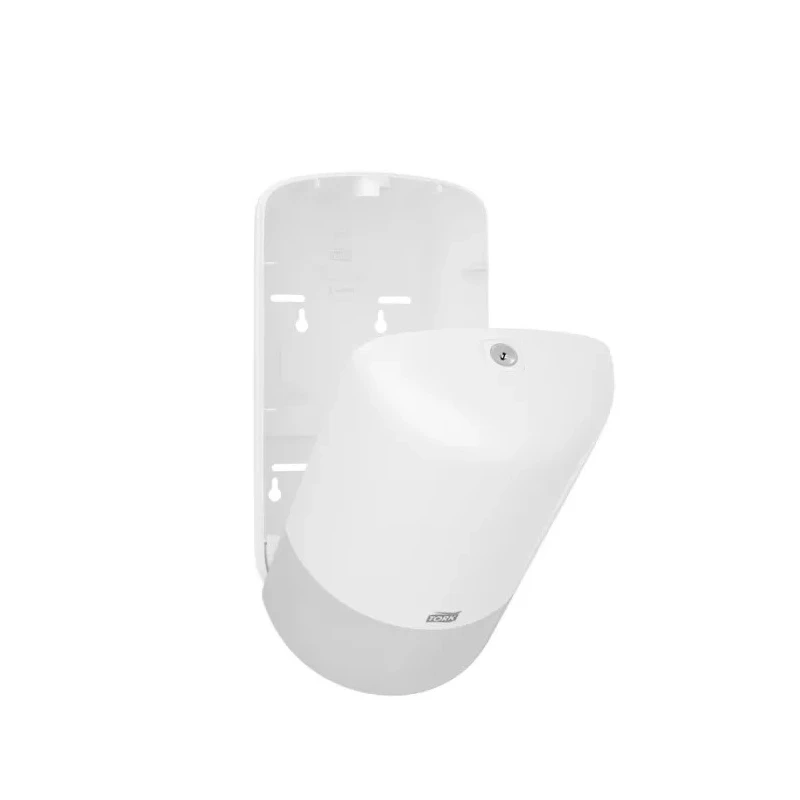 Tork Mini Wipe Dispenser Wall Mount White Plastic Compact Design 558000