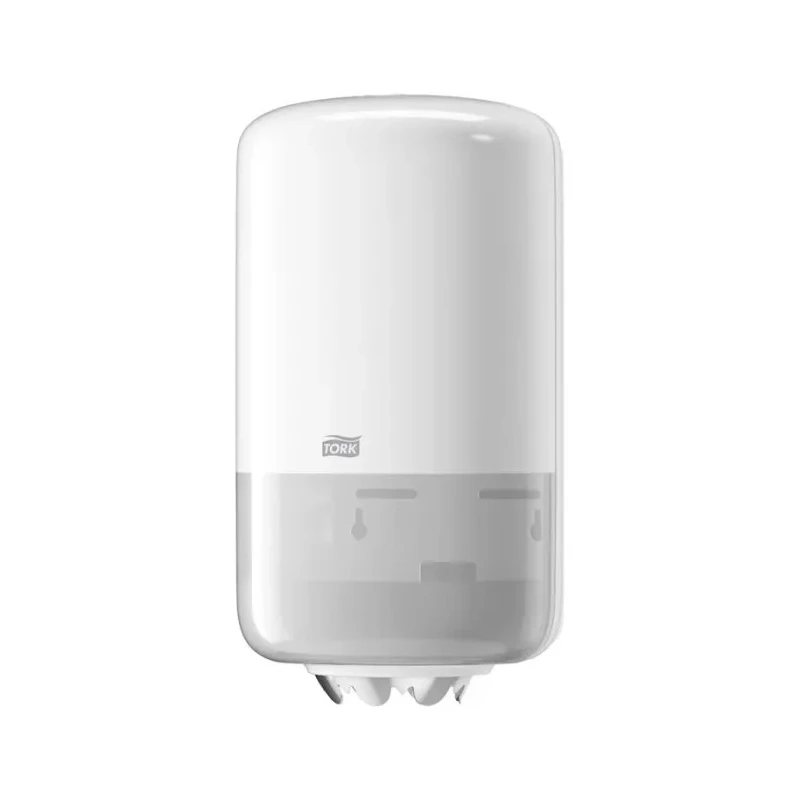 Tork Mini Wipe Dispenser Wall Mount White Plastic Compact Design 558000