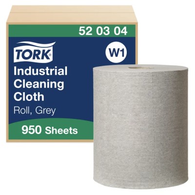 Tork Dry Industrial Wipes, Centrefeed Roll, 380 x 420 mm, 950 Cloths per Pack 520304