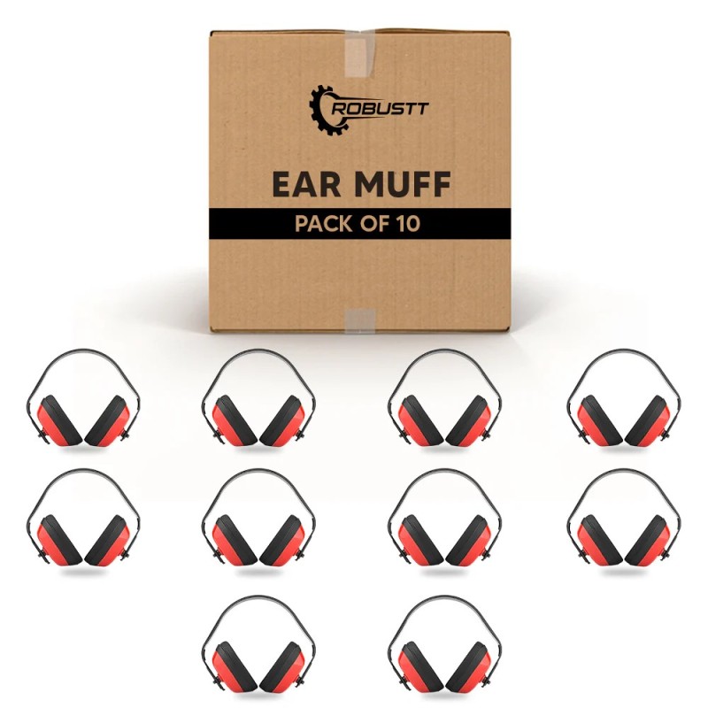 Buy Robustt Earmuffs For Noise Reduction Rating Pack of 10