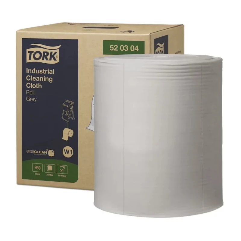 Tork Dry Industrial Wipes, Centrefeed Roll, 380 x 420 mm, 950 Cloths per Pack 520304