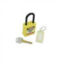 Spectrum Industrial Thermoplastic Dielectric Nylon Safety Padlock 6 mm Shackle Diameter, 42 mm Width S2574