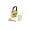 Spectrum Industrial Thermoplastic Dielectric Nylon Safety Padlock 6 mm Shackle Diameter, 42 mm Width S2574
