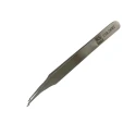 RS PRO 120mm Low Carbon Austenitic Steel Angled Tweezer 238-0682