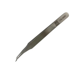 RS PRO 120mm Low Carbon Austenitic Steel Angled Tweezer 238-0682