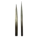 RS PRO 140mm Low Carbon Austenitic Steel Fine Tweezer Set 2 Piece Anti-Magnetic Anti-Acid RoHS 238-0712
