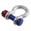 RS PRO Zinc Plated Steel Bow Shackle, 2 t Safe Working Load, 12.7 mm Diameter, Split Pin 312-3358