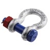 RS PRO Zinc Plated Steel Bow Shackle, 2 t Safe Working Load, 12.7 mm Diameter, Split Pin 312-3358