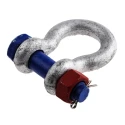 RS PRO Zinc Plated Steel Bow Shackle, 2 t Safe Working Load, 12.7 mm Diameter, Split Pin 312-3358