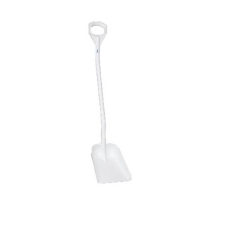 Vikan Ergonomic Square Shovel White Blade Width 270 mm Handle Length 1280 mm 56115