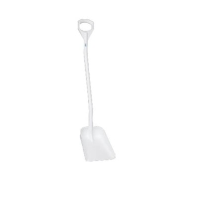 Vikan Ergonomic Square Shovel White Blade Width 270 mm Handle Length 1280 mm 56115