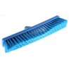 Vikan Broom Push Broom, Blue With Polyethylene Terephthalate Bristles for Dry and Wet Areas 31793