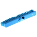 Vikan Broom Push Broom, Blue With Polyethylene Terephthalate Bristles for Dry and Wet Areas 31793