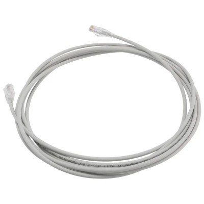 HellermannTyton Connectivity Cat6 Cable, Grey, 5 m Length, Terminated, U/UTP PVC Jacket CAT6