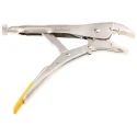 Stanley Lock-Grip Plier Curved Jaw, 225mm Overall Length, Chrome Steel, Chrome Plated Rust Resistant Finish 0-84-809